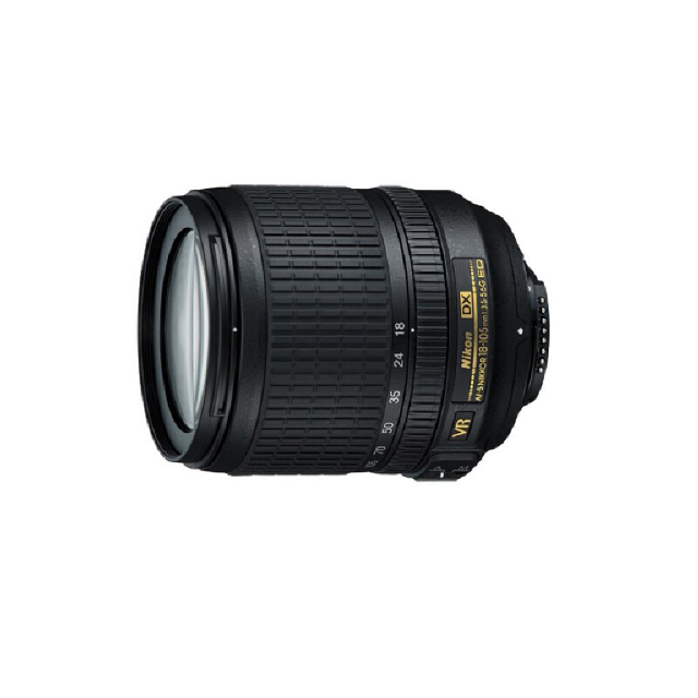 尼康（Nikon）防抖镜头（ AF-S DX VR 18-105mm f/3.5-5.6G ED） 黑色